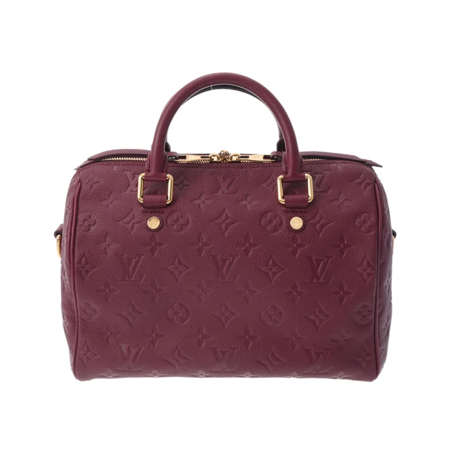 LOUIS VUITTON Monogram Empreinte Speedy Bandouliere 25 Orole M40764 Women's Leather Bag