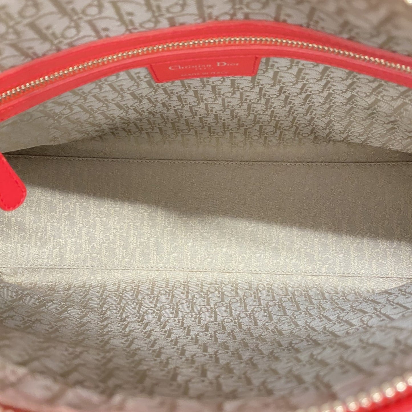 Christian Dior Red Color Leather Handbag ()