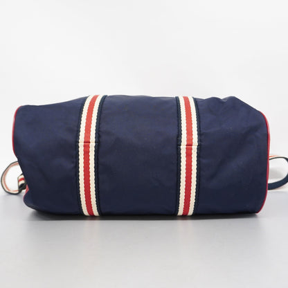 GUCCI  Boston Bag 189657 Women,Men,Unisex Nylon Boston Bag Navy,Red Color
