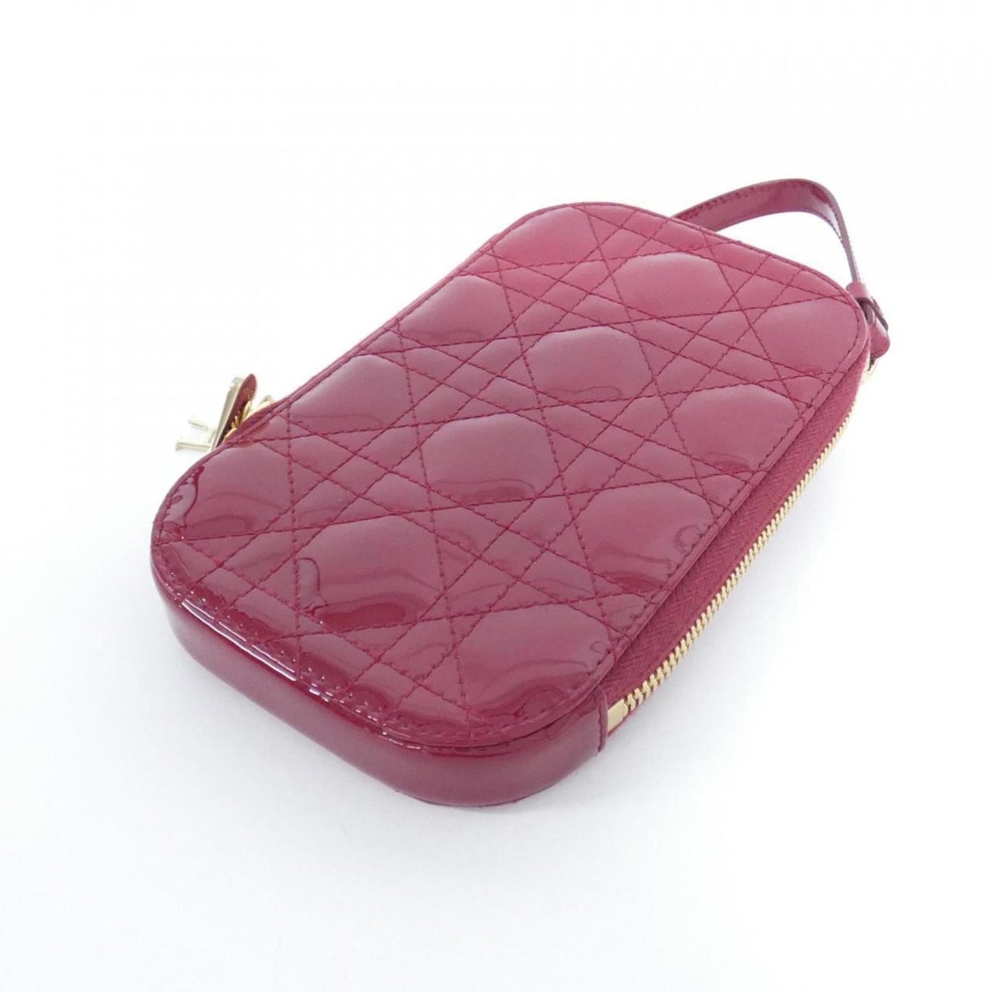 Christian Dior Red Color Leather Phone Wallet ()