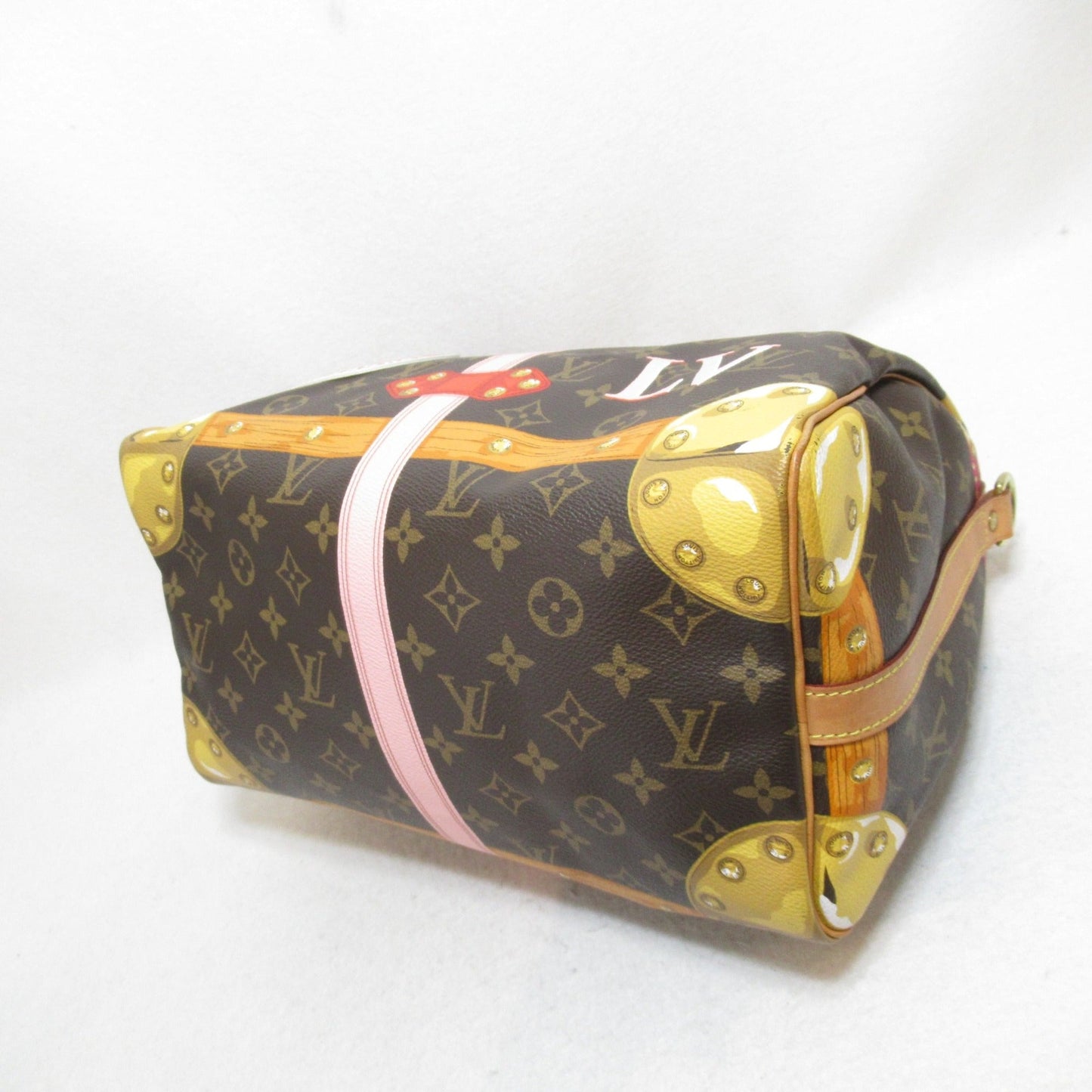 LOUIS VUITTON Speedy Bandouliere 30 2wayShoulder Bag Brown Monogram PVC coated canvas M41386