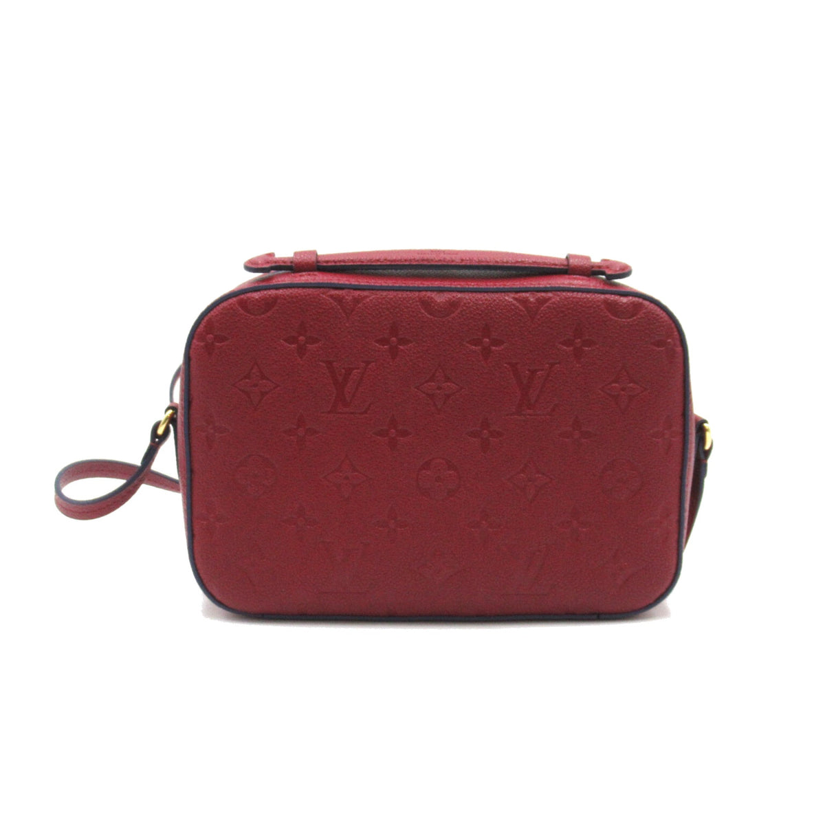 Louis Vuitton Saintonge Bordeaux system Cherry berry Monogram empreinte leather M44795