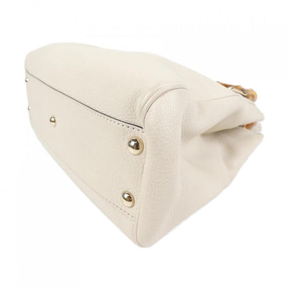 Gucci Off-White Leather Handbag