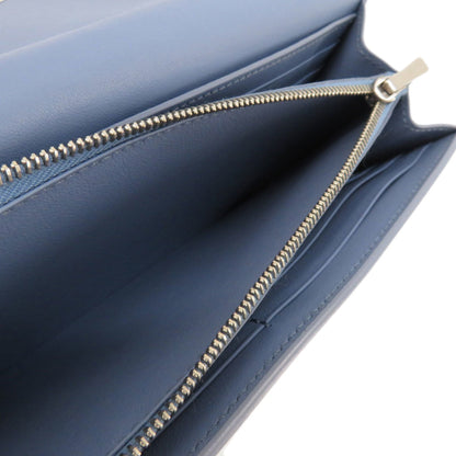 Celine Long Wallet Leather Ladies