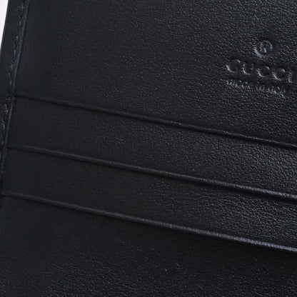 GUCCI GG Marmont Leather Bifold Wallet 443125 Black Women's