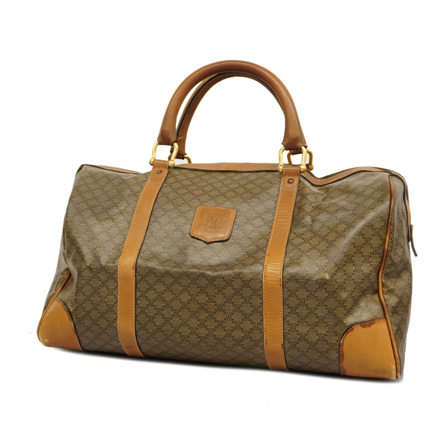 Celine  Macadam Handbag Women's PVC Handbag Brown