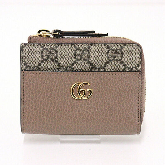 Gucci GG Marmont Zip Mini Wallet 658609 Dusty Pink