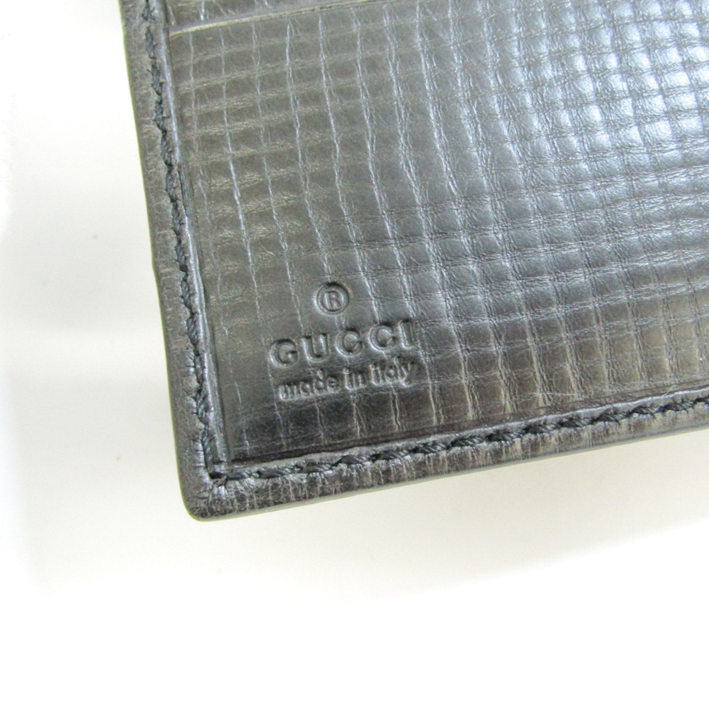 GUCCI 106655 Women,Men Leather Wallet [bi-fold] Black