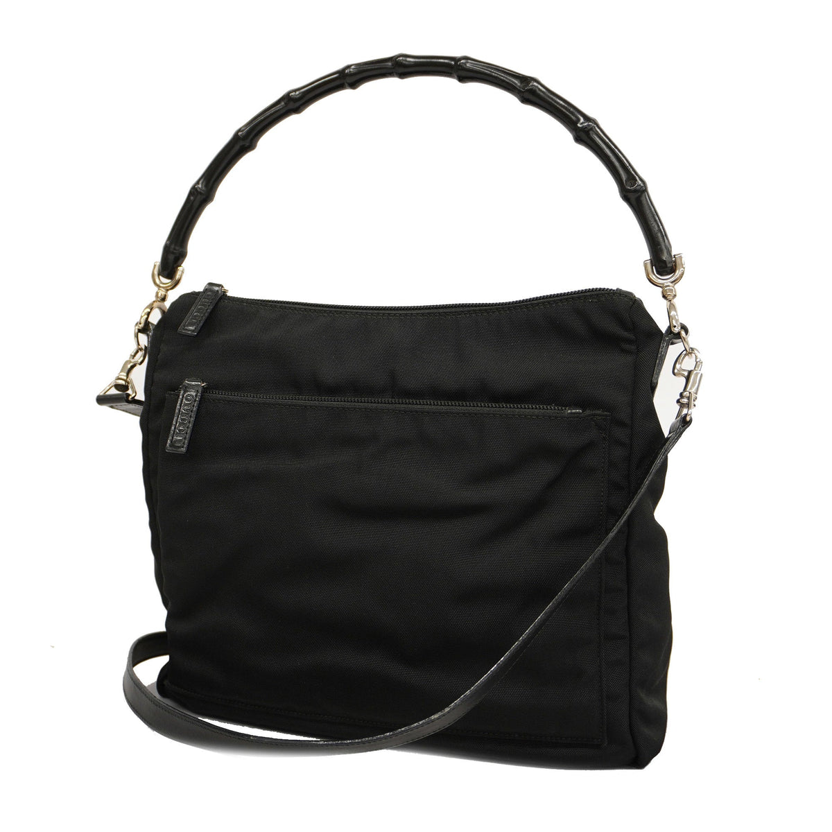 Gucci  Bamboo 2way Bag 000 2058 0509 5 Women's Nylon HandBag,Shoulder Bag
