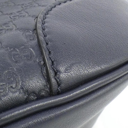 Gucci Blue Leather Shoulder Bag