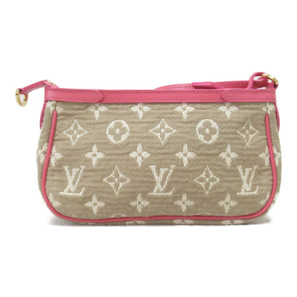 Louis Vuitton Pochette Accessoires Accessory Pouch Pink Rose PVC coated canvas Monogram Sabia M93069