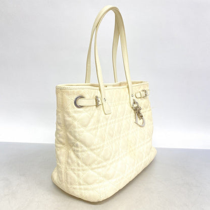 Christian Dior White Canvas Tote Bag ()