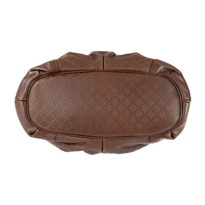 Gucci Sukey Brown Leather Handbag Shoulder Bag