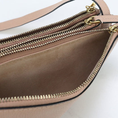 Christian Dior Pink Leather Shoulder Bag ()