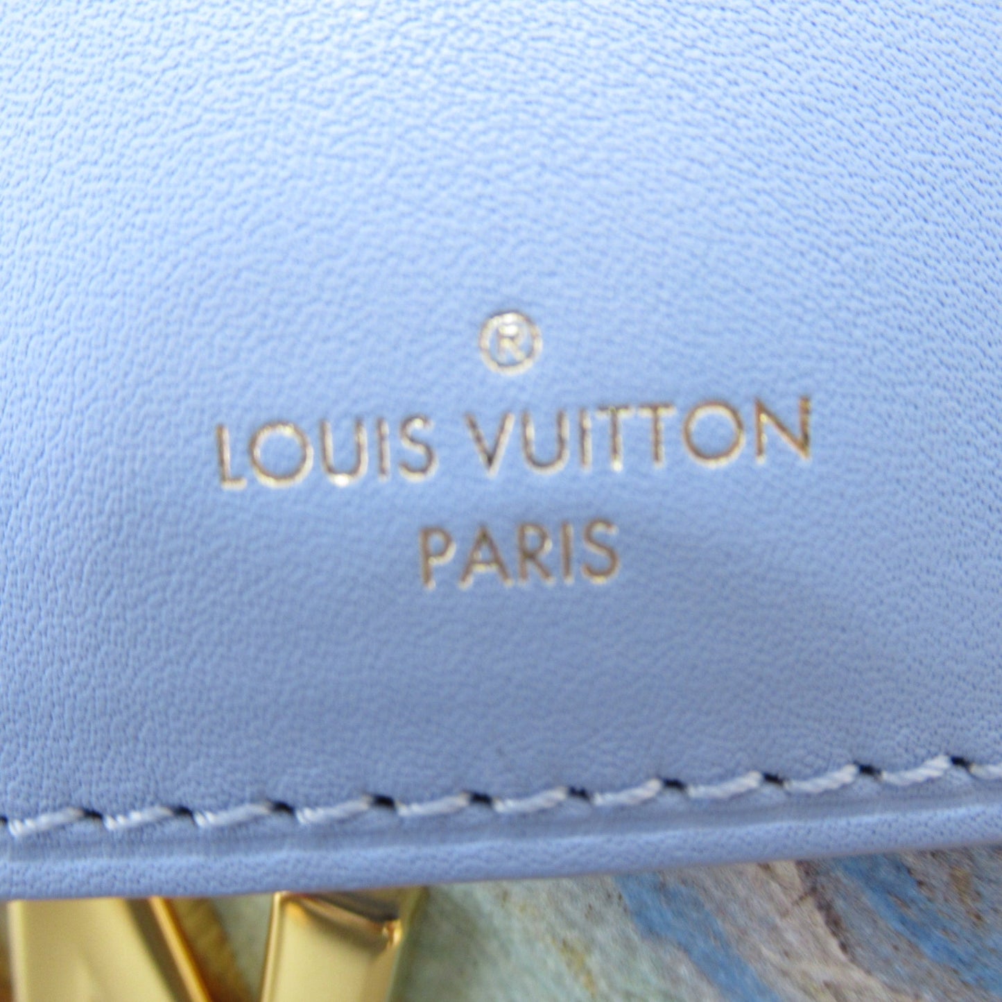 Louis Vuitton Van Gogh Keepall Bandouliere 50 Blue PVC coated canvas Masters collection M43347