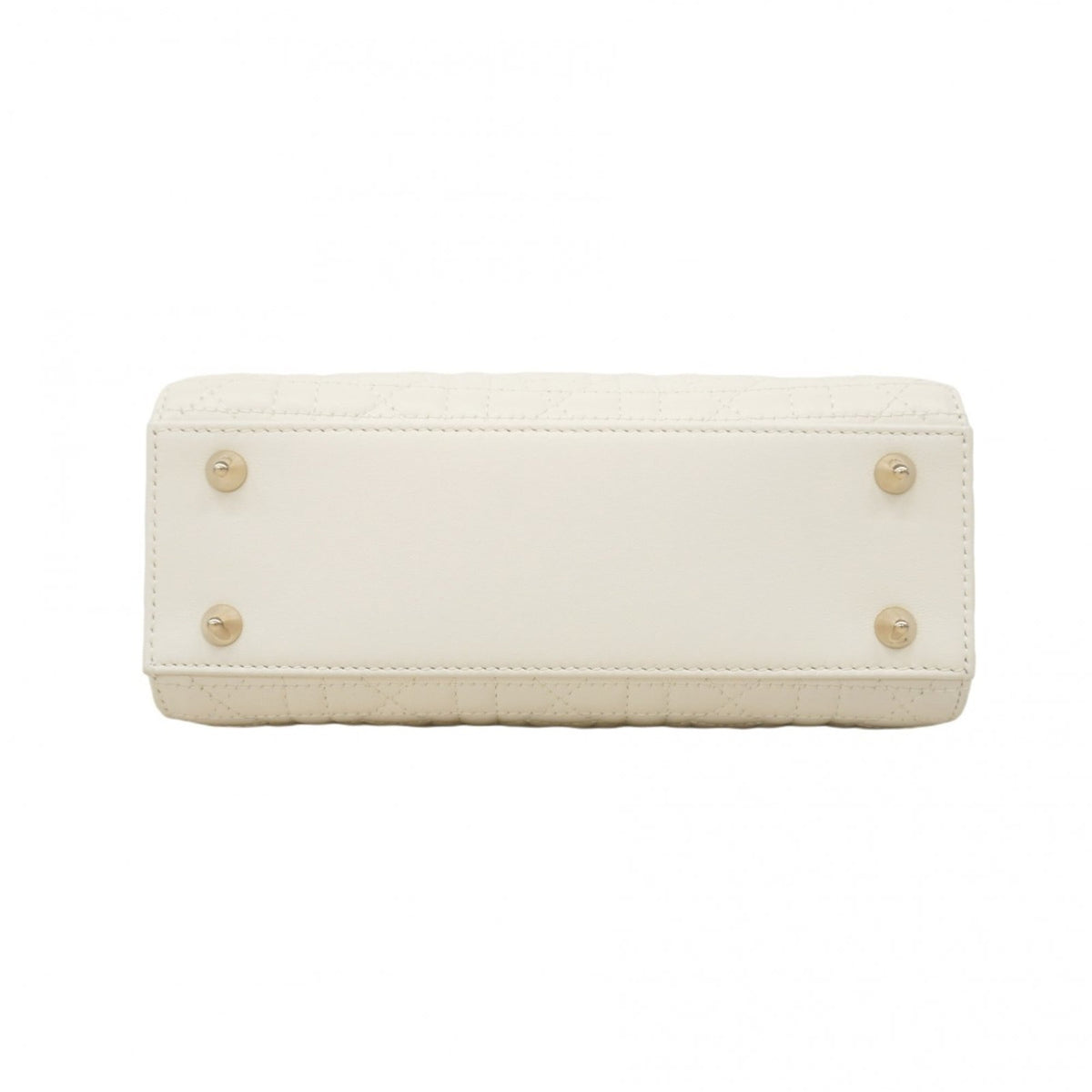 Christian Dior White Leather Handbag ()