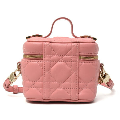 Christian Dior Pink Leather Shoulder Bag ()