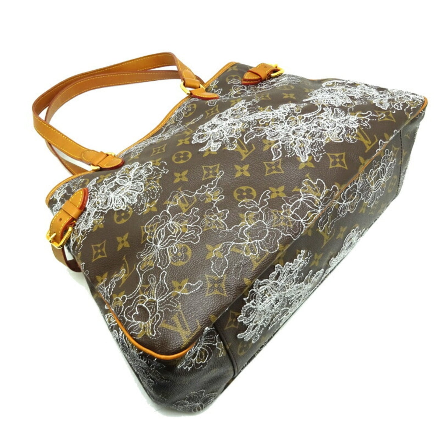 Louis Vuitton Batignolles Horizontal Women's Shoulder Bag M95400 Monogram Dantelle Brown