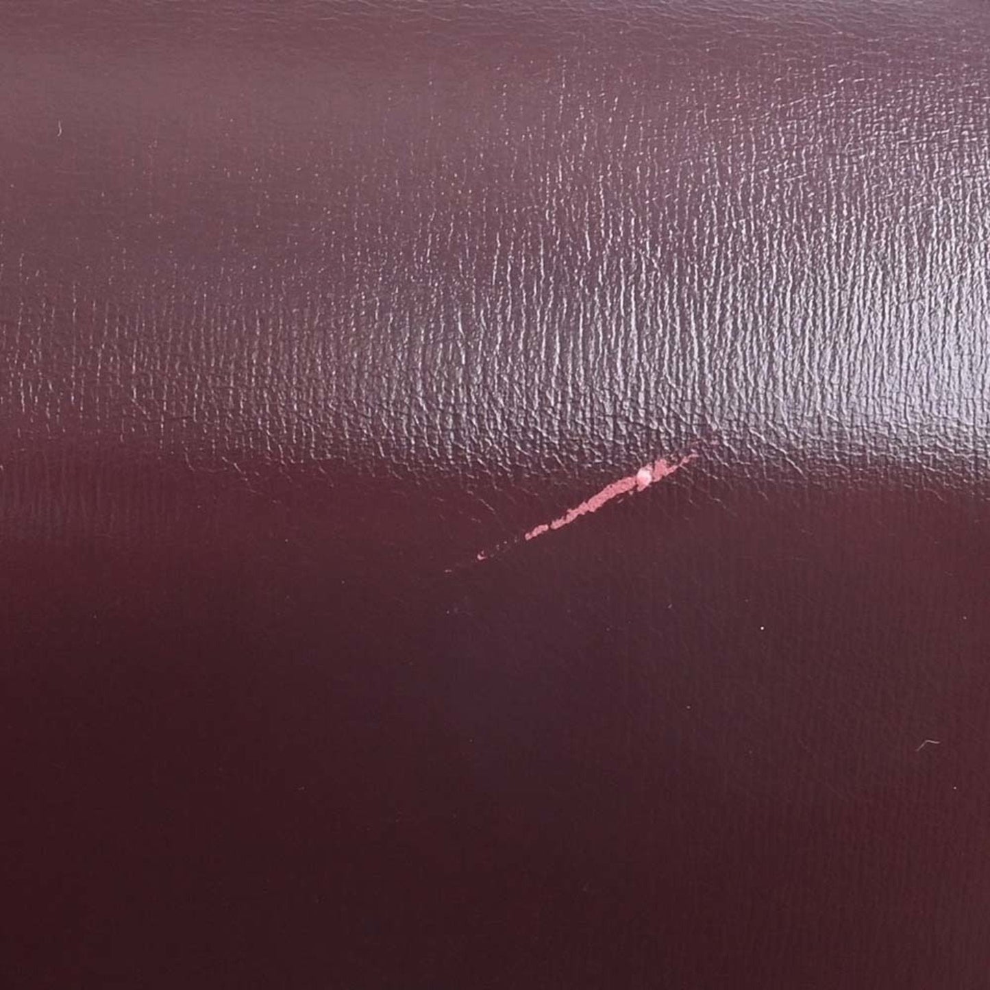 Celine Leather Shoulder Bag Bordeaux Ladies