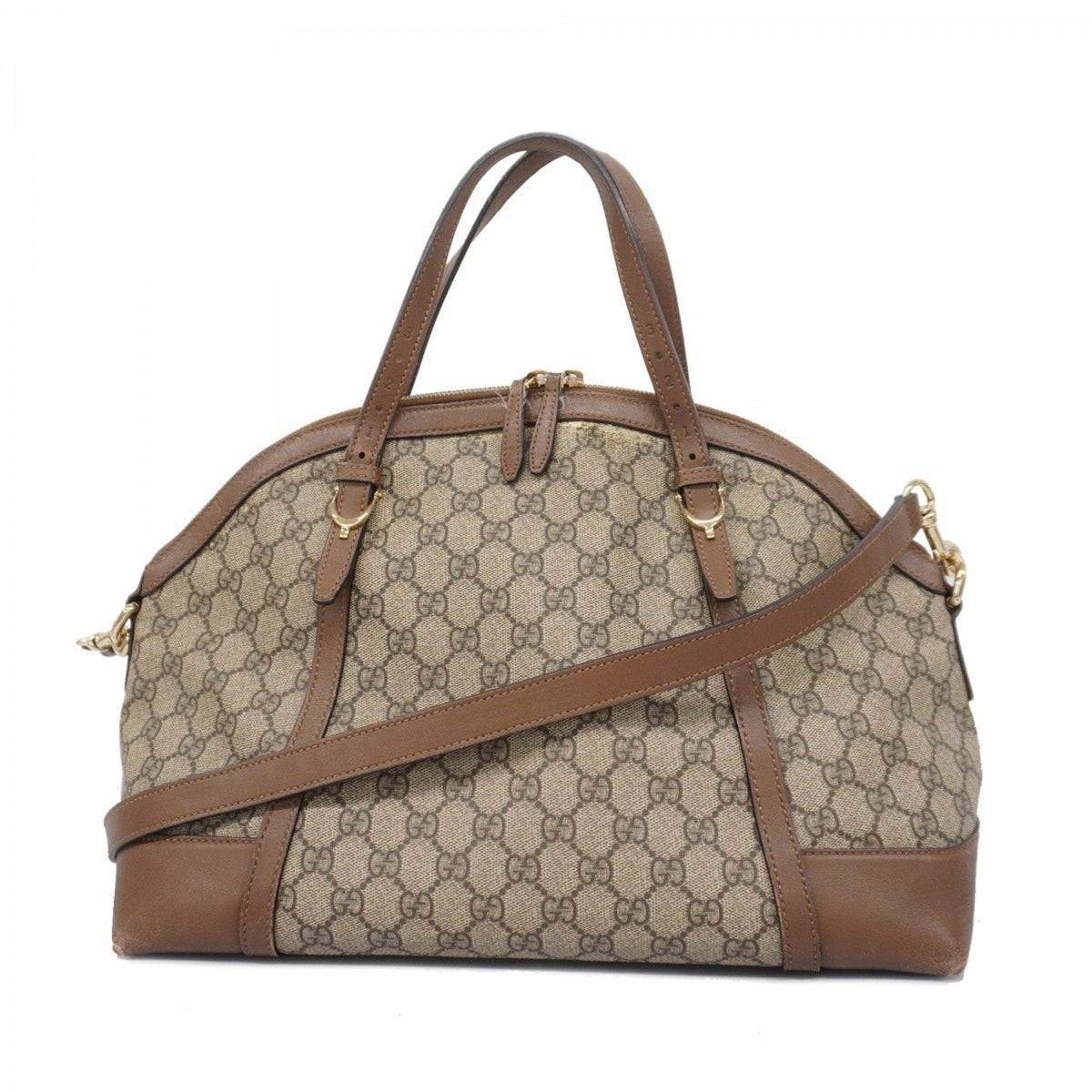 Gucci Brown Pvc Handbag ()