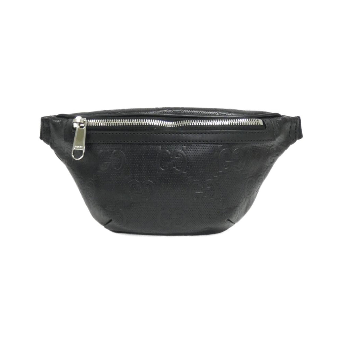 Gucci Black Embossed Fanny Pack Sling Bag ()