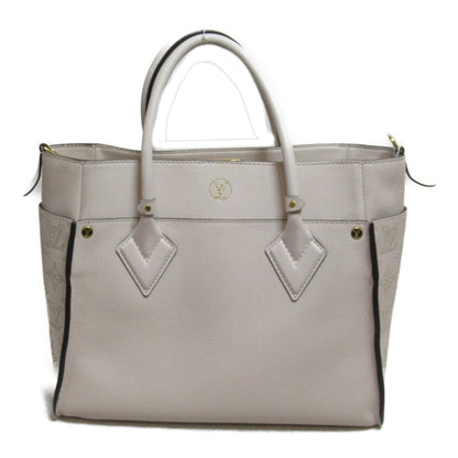 Louis Vuitton On My Side MM2wayShoulder Bag Ivory Mahina Calfskin [cowhide] M55802