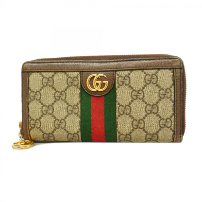 Gucci Brown Pvc Long Wallet (Bi-Fold) ()