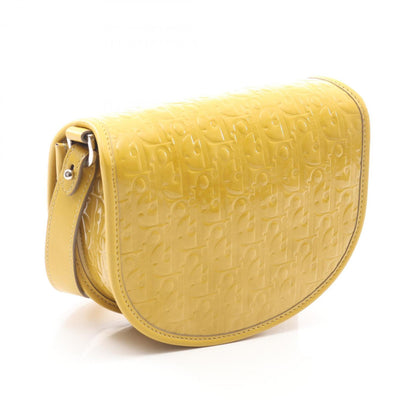 Christian Dior Yellow Patent Leather Shoulder Bag ()