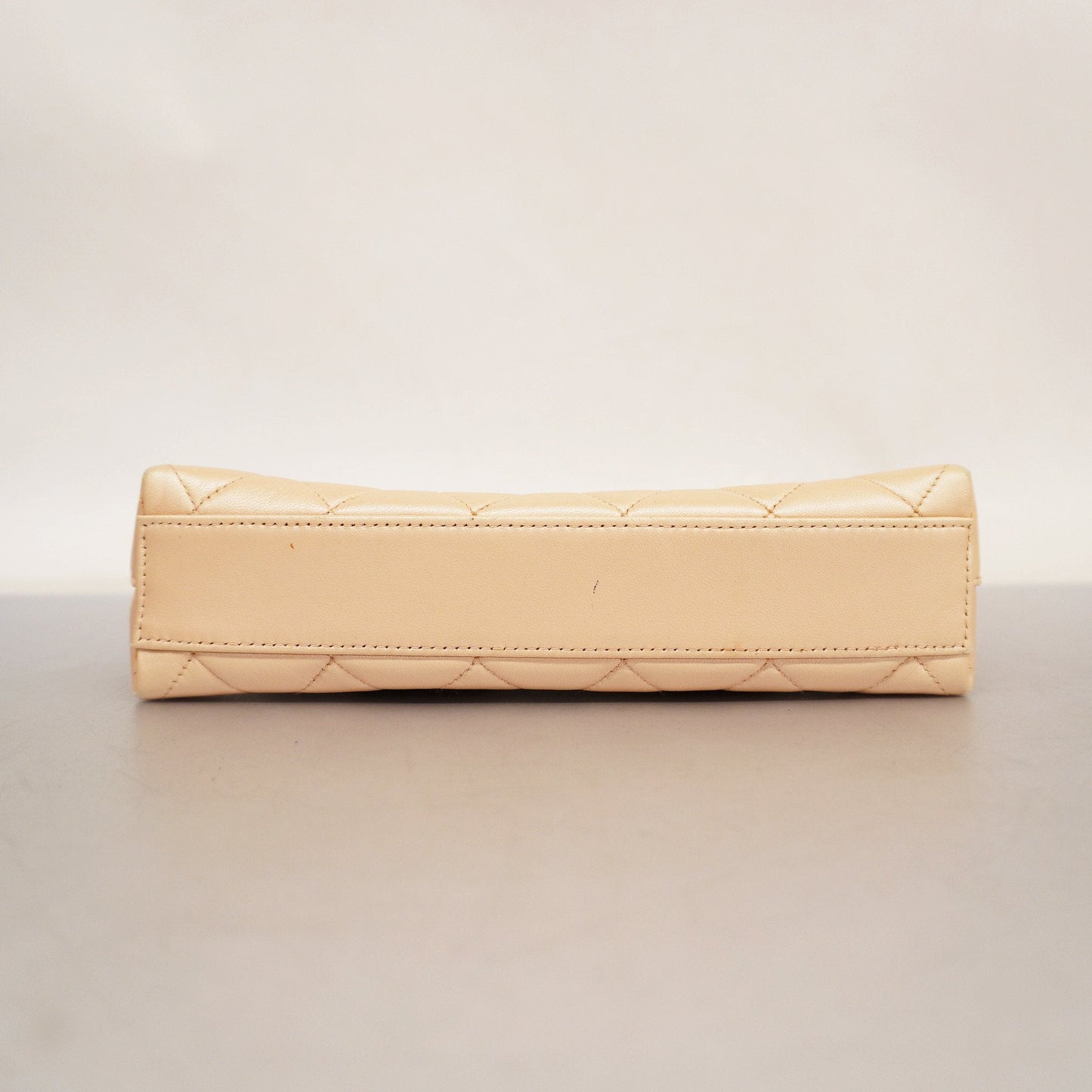 CHANEL  Matelasse Women's Leather Handbag Light Pink