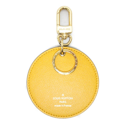 LOUIS VUITTON Porto Craie Ilustre New York City Keychain Brown Monogram PVC coated canvas M00873