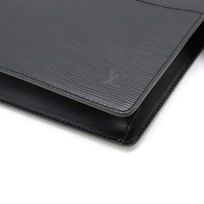 LOUIS VUITTON Epi Pochette Homme Second Bag Clutch Noir Black M52522