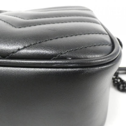 Gucci Black Quilting Leather Shoulder Bag