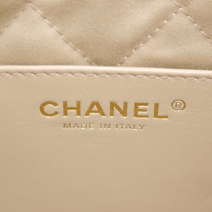 Chanel 22 Chain Ladies Handbag AS3980 Calf White