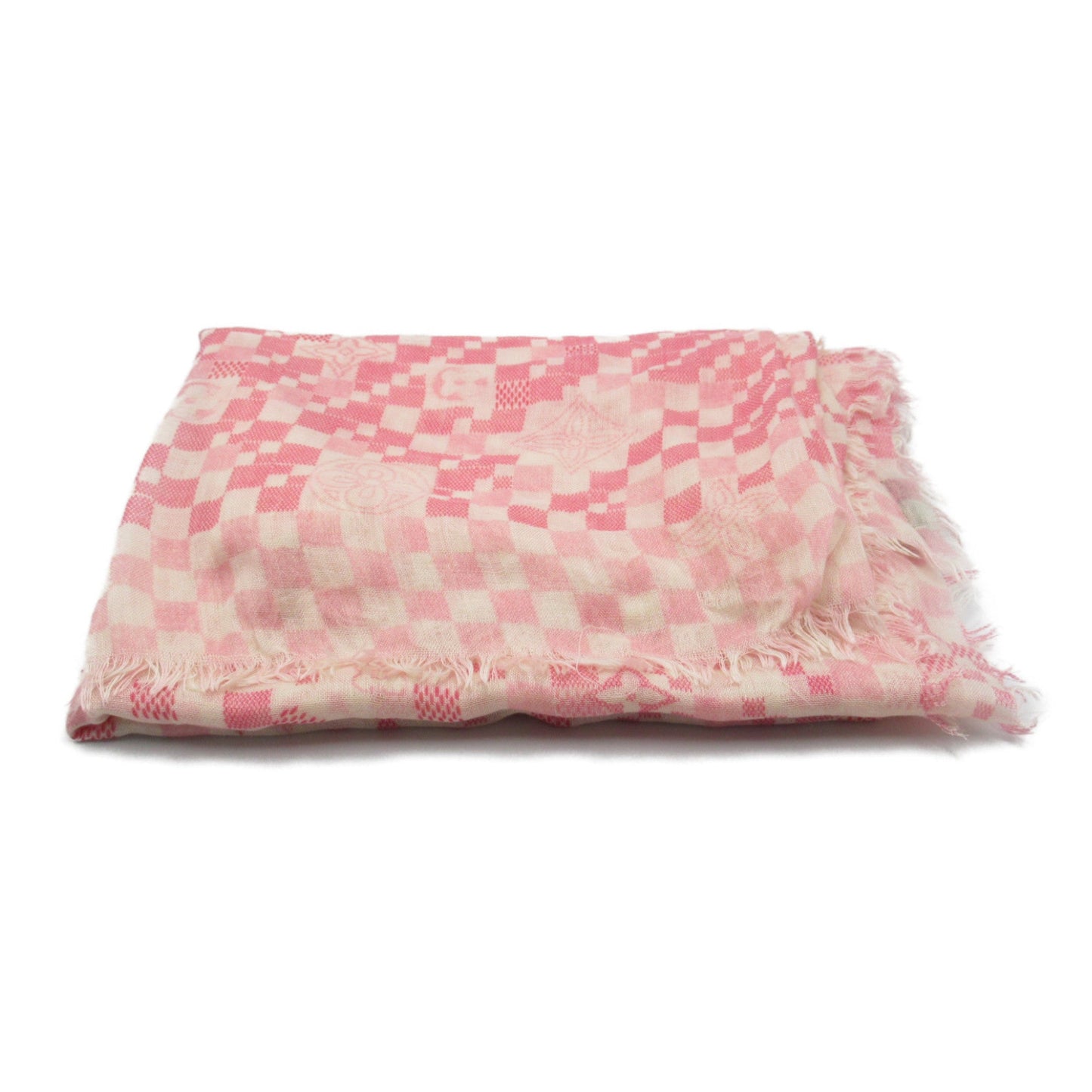 LOUIS VUITTON Scarf Pink Cashmere