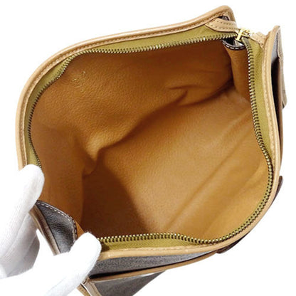 Celine Bag Women's Second Clutch Macadam Brown