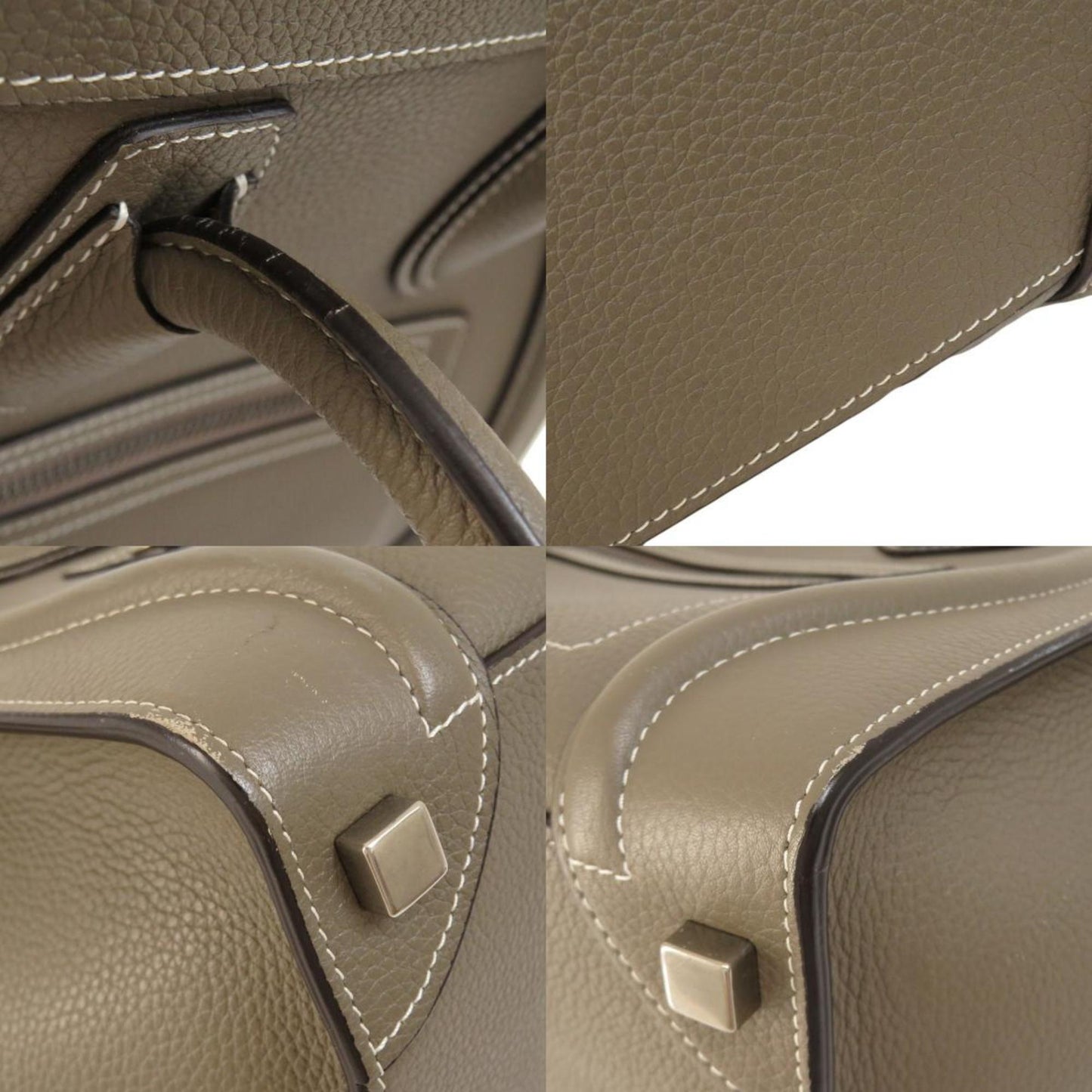 Celine Luggage Micro Handbag Calf Ladies