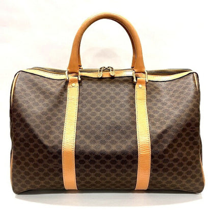Celine Macadam Pattern PVC Bag Boston Unisex