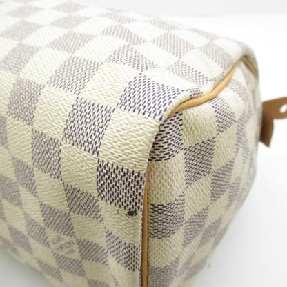 LOUIS VUITTON Speedy 25 handbag Gray Damier Azur PVC coated canvas N41534