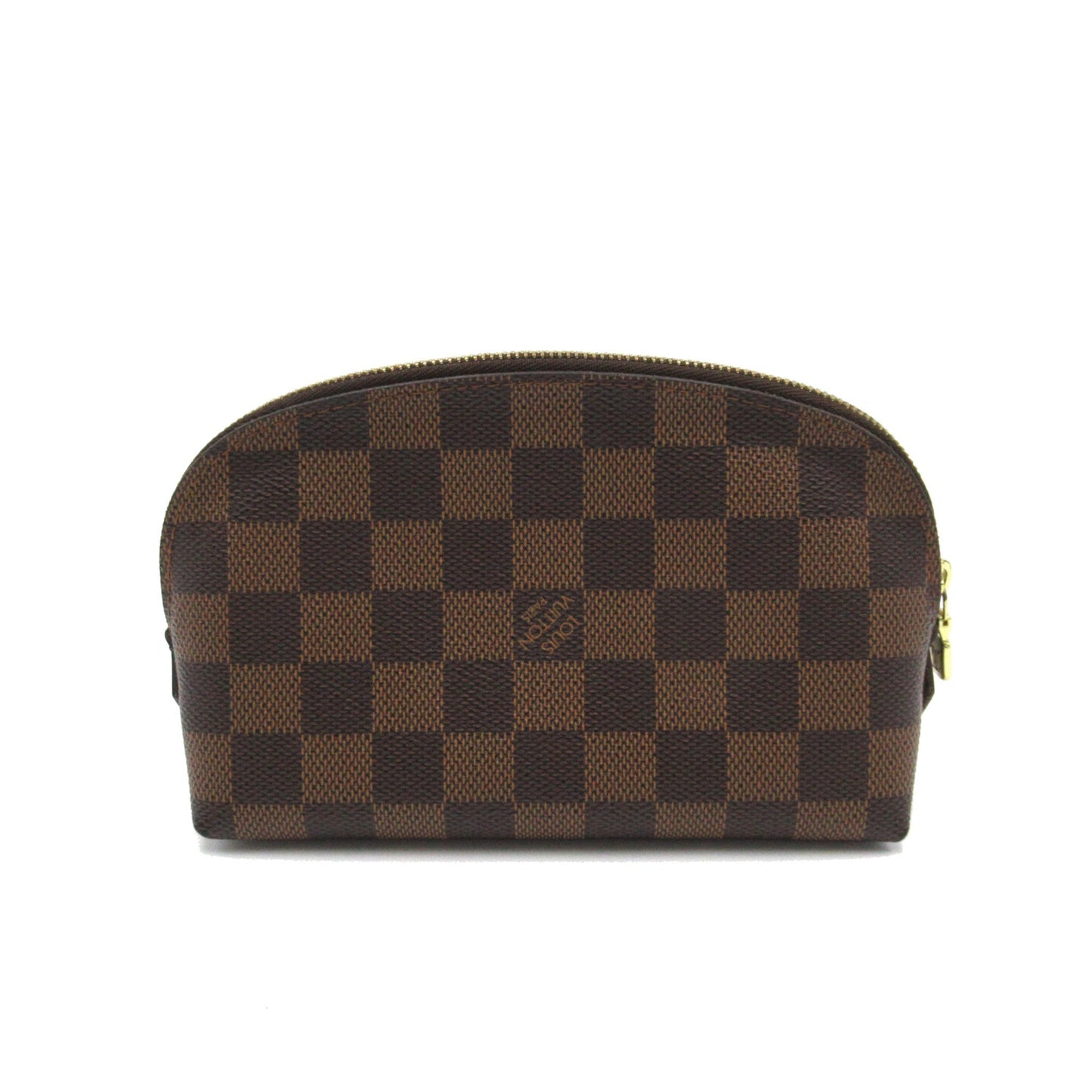 LOUIS VUITTON Pochette Cosmetic PM Brown Damier PVC coated canvas N47516