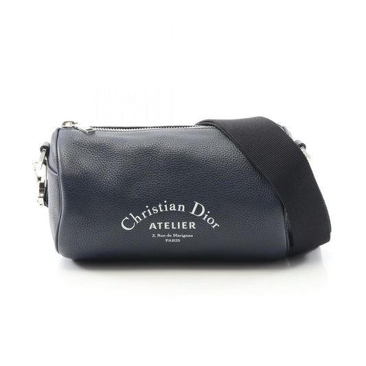Christian Dior Navy Leather Shoulder Bag ()