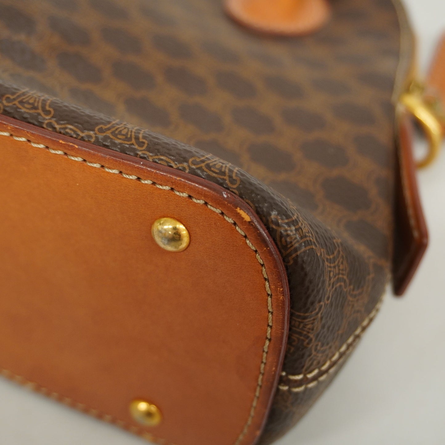 Celine  Macadam Women's PVC Handbag Brown