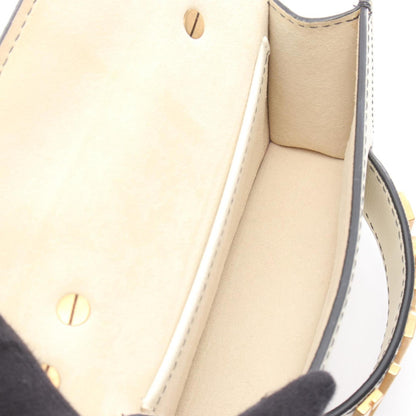 Christian Dior White Leather Shoulder Bag ()