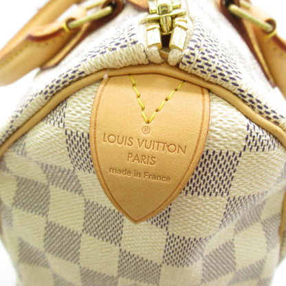 LOUIS VUITTON Speedy 25 handbag Gray Damier Azur PVC coated canvas N41534