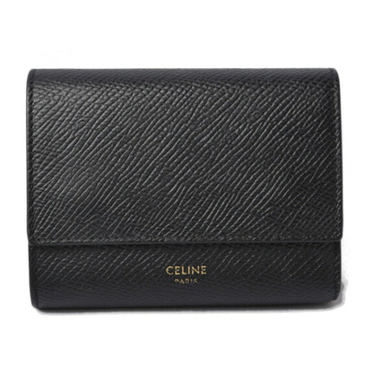 Celine wallet / mini Celine Ladies tri-fold black SMALL TRIFOLD WALLET 10B57 3BEL 38NO BLACK