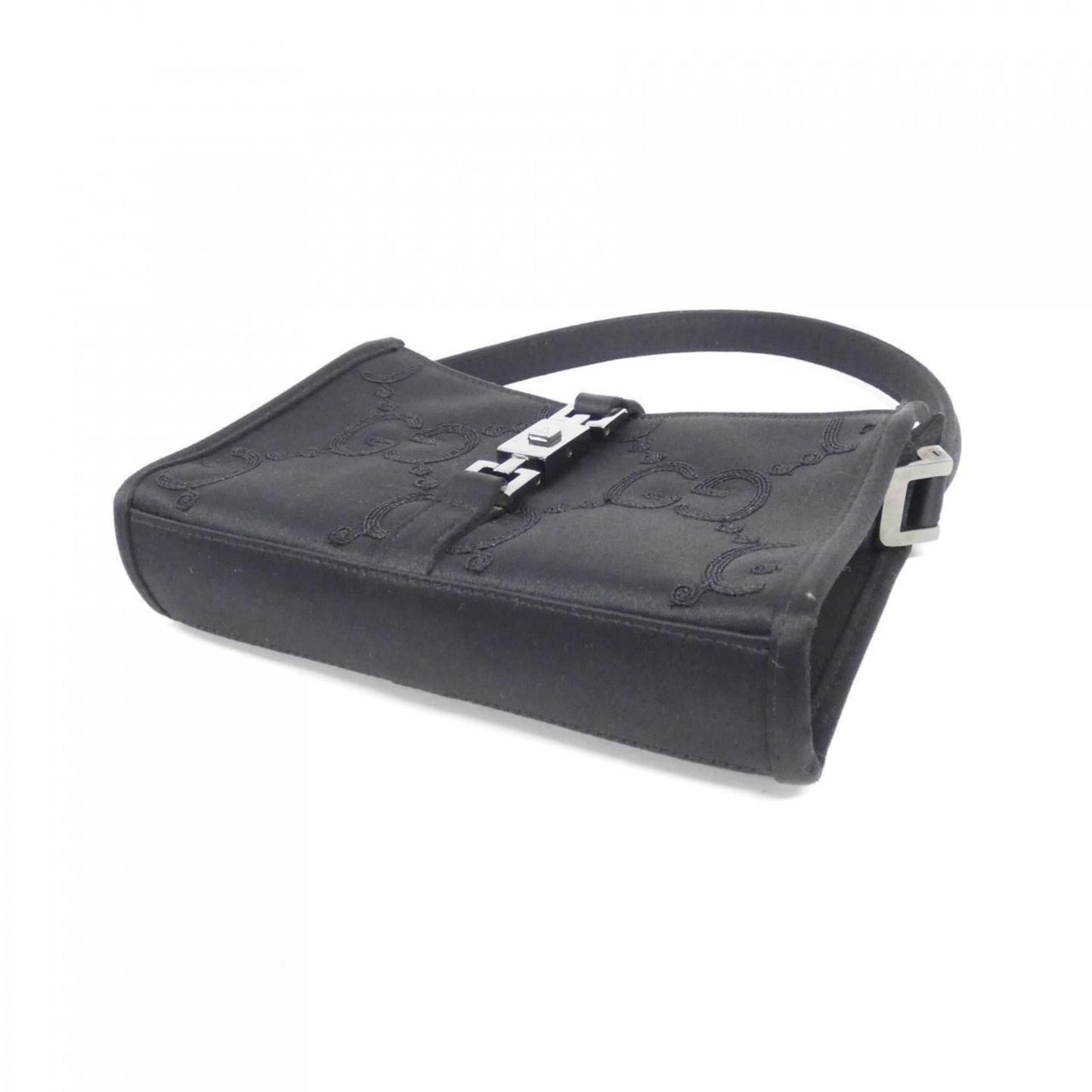 Gucci Black Satin Handbag