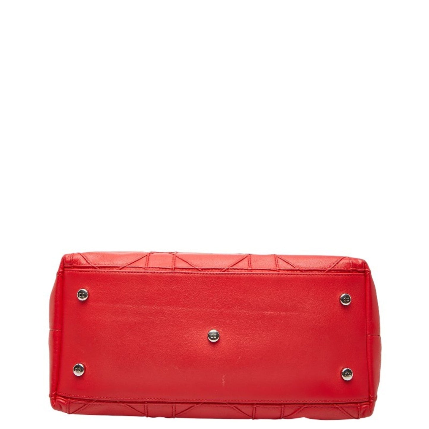 Christian Dior Red Color Leather Handbag ()