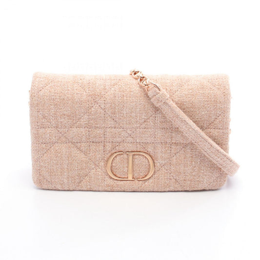 Christian Dior Pink Fabric Shoulder Bag ()