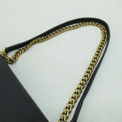 LOUIS VUITTON Rock Me Chain Shoulder Bag Black Black Calfskin Calfskin [cowhide] M57073