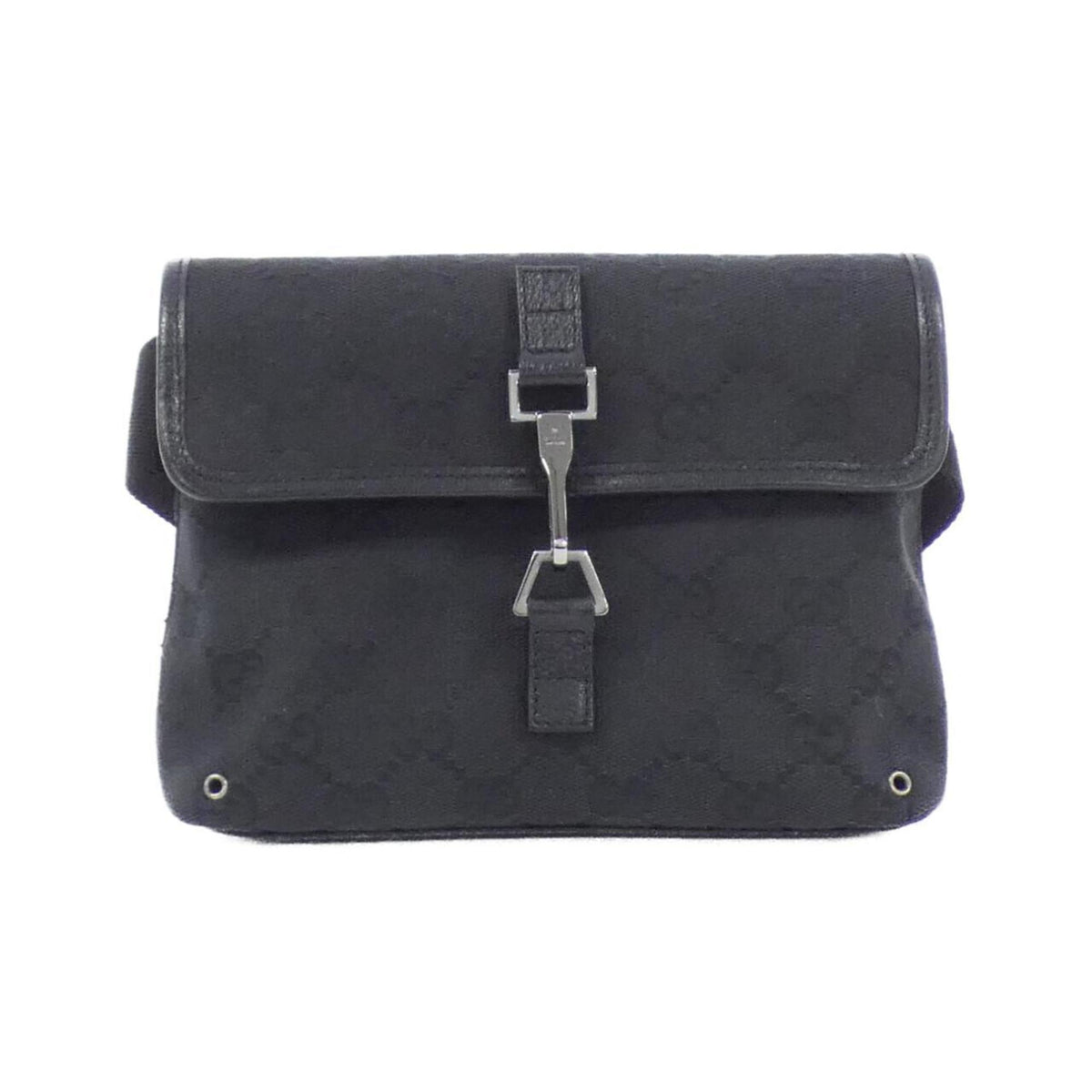 Gucci Black Gg Canvas Fanny Pack ()