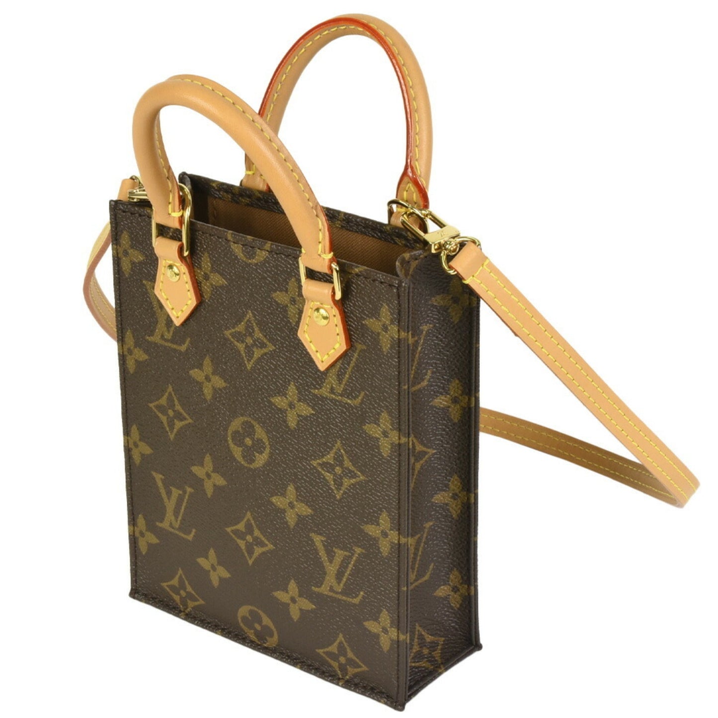 LOUIS VUITTON Monogram Petite Sac Pla M69442 with shoulder strap